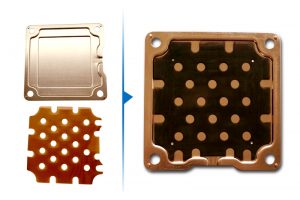 均溫板銅網與銅片定位點焊