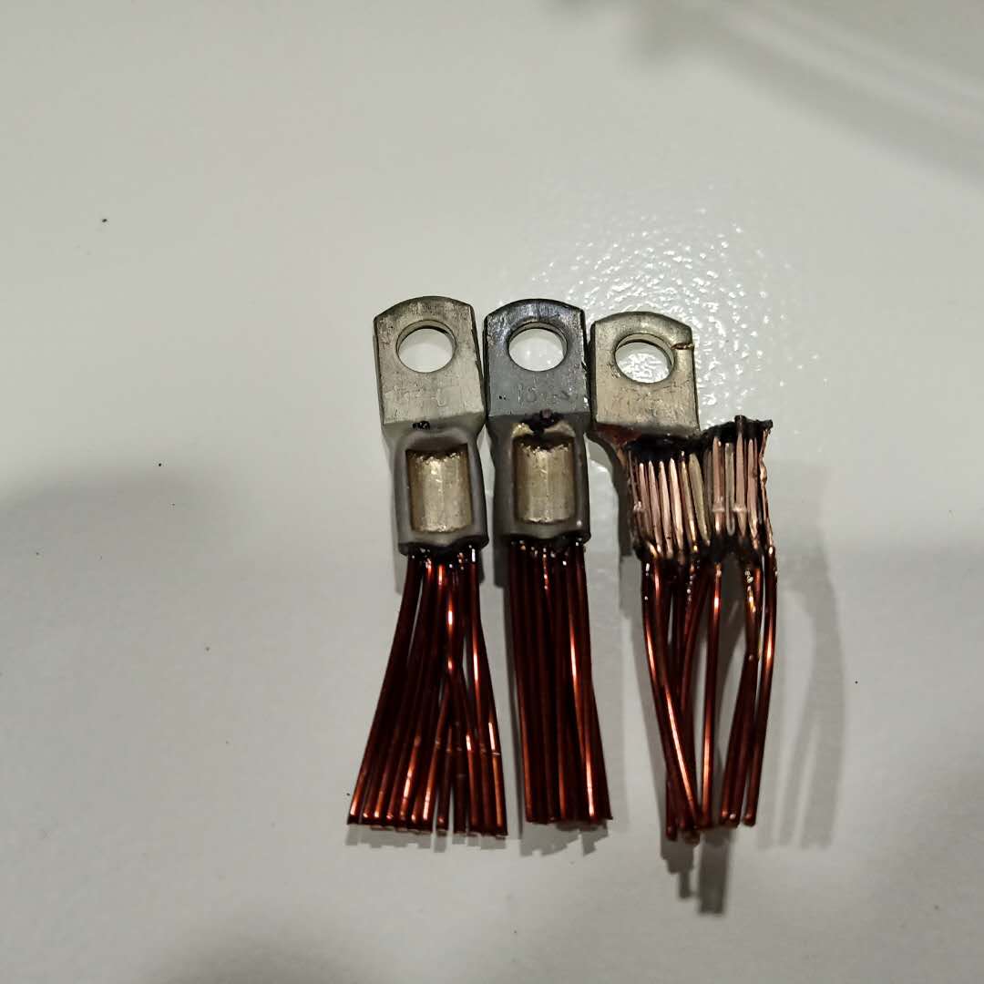 電機漆包線引線焊接不用去漆皮熱熔焊接機 - 中頻點焊機 - 1