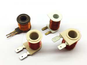 汽車電磁閥焊接-引腳型繞線電感漆包線焊接