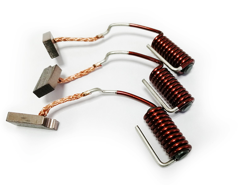 碳刷組件-電刷線與線圈漆包線焊接