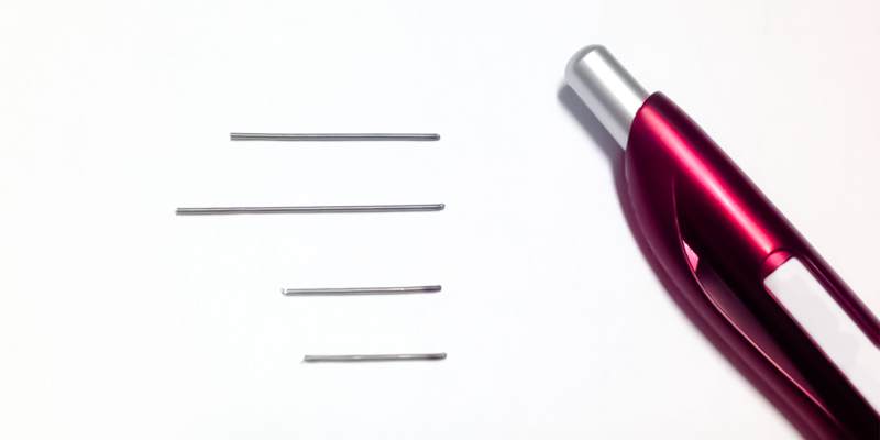 微TIG焊接:腦電極導絲(鎳鉻合金絲)端部熔球狀 - 醫用零部件焊接 - 1 醫用腦電極導絲-鎳鉻合金絲端面微弧焊熔成球狀