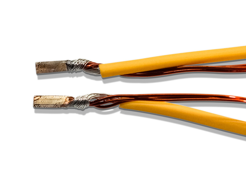 精密電阻焊機之線束壓方整形焊接技術 - 電子線束焊接 - 6 電機引出線壓方焊接(漆包線和多股線壓方焊接)